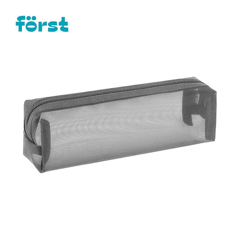 Пенал-косметичка 1 отделение, 210*55*60 Först "Grey", полиэстер 