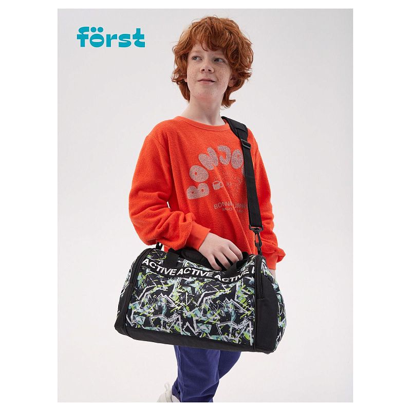 УЦЕНКА - Сумка Först "Abstract" 23*32*20см, 1 отделение, 3 кармана (осн 351789) 