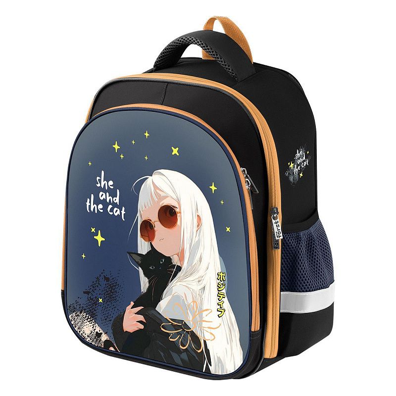 Ранец Först School Light "A City Girl" 35*29*12см, 2 отделения, 2 кармана, анатомическая спинка