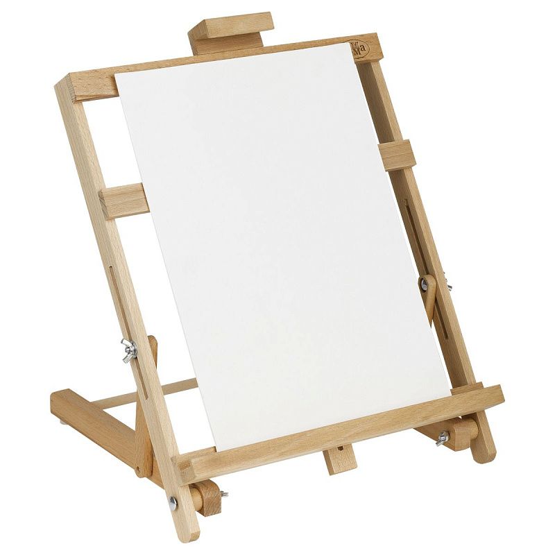 Мольберт настольный каркасный вертикальный Гамма "Студия", 33*40*46(68)см, российский бук