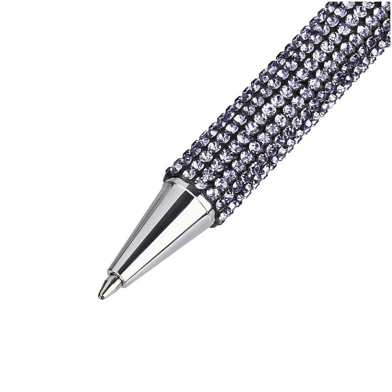 Ручка шариковая MESHU "Lilac diamond" синяя, 1,0мм 
