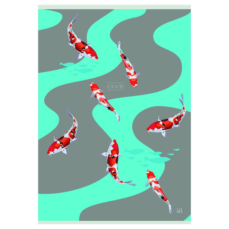 Тетрадь 48л., А4, клетка BG "Выбираю счастье"