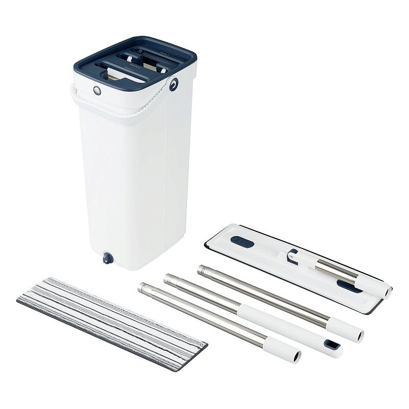 Набор для уборки OfficeClean Professional, с вертикальным отжимом, объем ведра 12 литров, 2 насадки в комплекте