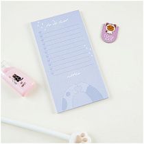 Блок для записей (To Do list) MESHU "Meow power",8,0*15,0*0,6см, 50л., на склейке