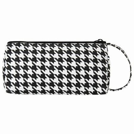Пенал-косметичка BRAUBERG с ручкой, 1 откидная планка, полиэстер, 22x10х8 см, "Houndstooth", 271560 
