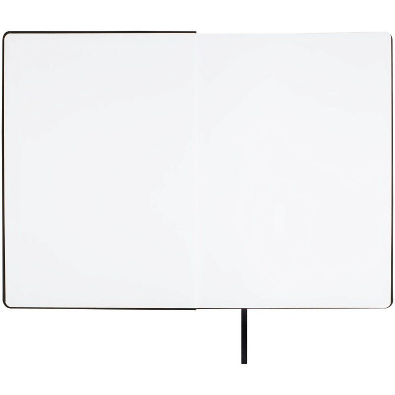 Скетчбук 80л., А4 Гамма "Студия", черный, твердая обложка, на резинке, белая, 140г/м2