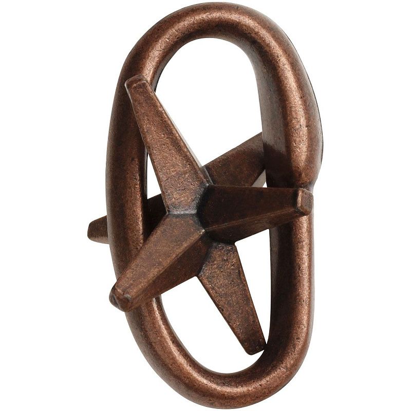 Головоломка металлическая большая ТРИ СОВЫ "Звезда", 2 уровень сложности 