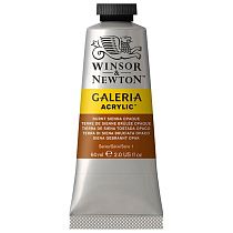 Краска акриловая художественная Winsor&Newton "Galeria", 60мл, туба, жженая сиена непрозрачная Краска акриловая художественная Winsor&Newton "Galeria", 60мл, туба, жженая сиена непрозрачная