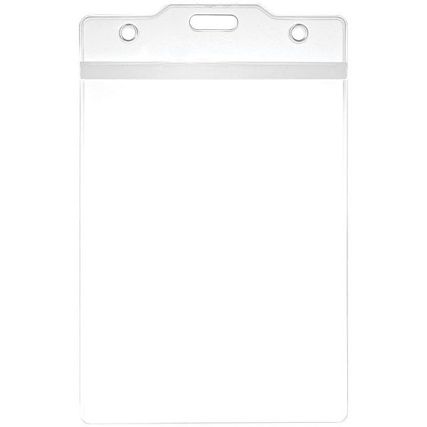 Бейдж вертикальный OfficeSpace, 95*150мм (размер вставки 90*120мм), без держателя