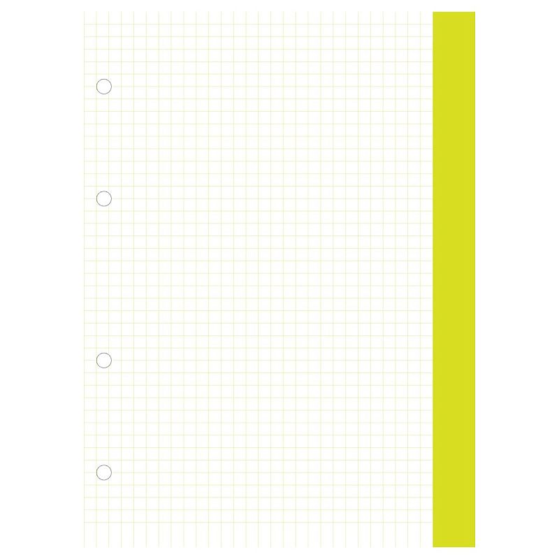 Сменный блок 120л., А4, BG, белый с цветными краями, пленка т/у, с вкладышем