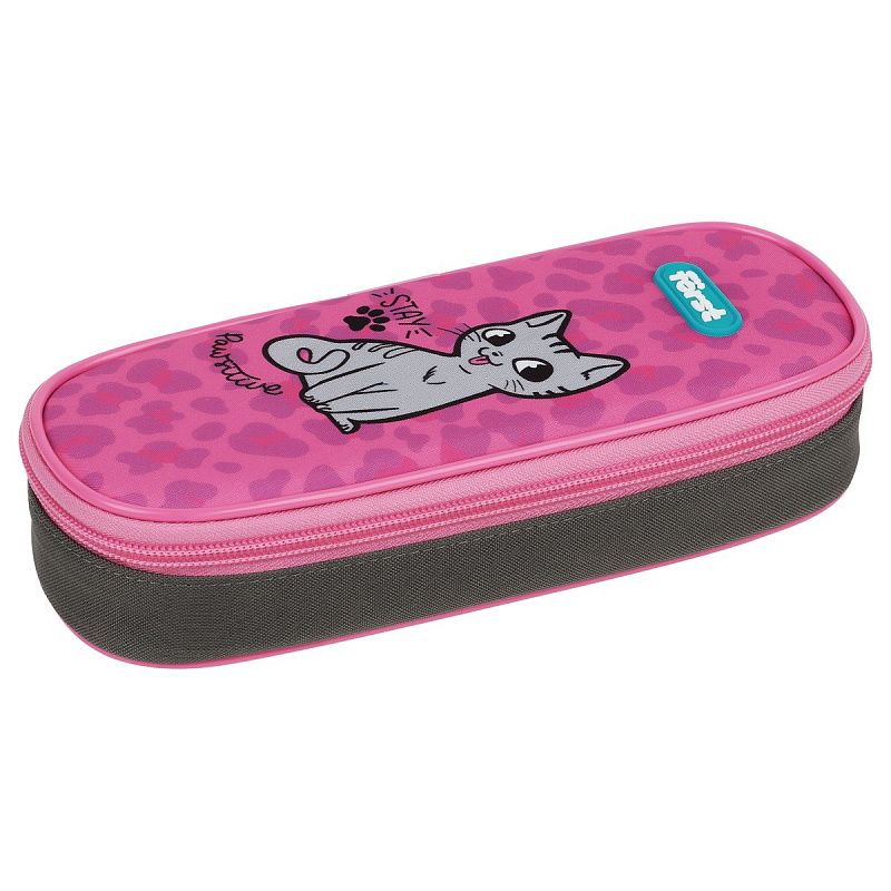 УЦЕНКА - Пенал корпусный 1 отделение, 220*90*45 Först "PAWsitive", полиэстер (осн 352079)