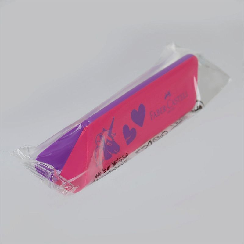 Ластик Faber-Castell "Unicorn", треугольный, 62*22*12мм 