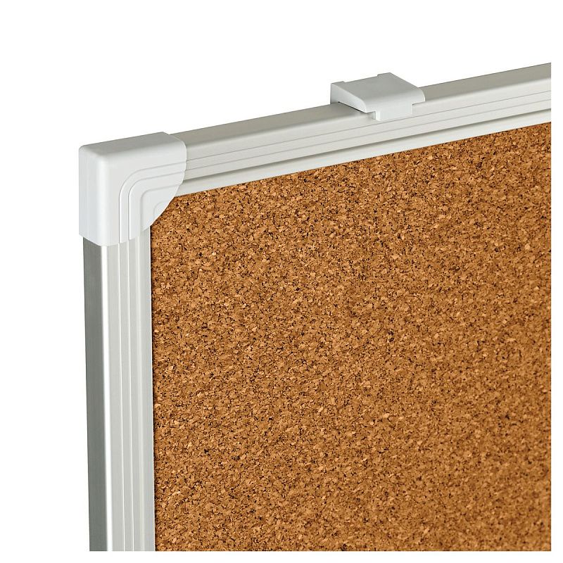 Доска пробковая OfficeSpace, 90*120см, алюминиевая рамка