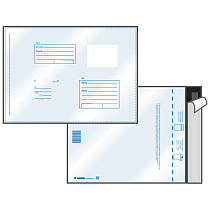 Пакет почтовый B4, UltraPac, 250*353мм, полиэтилен, отр. лента, 70мкм