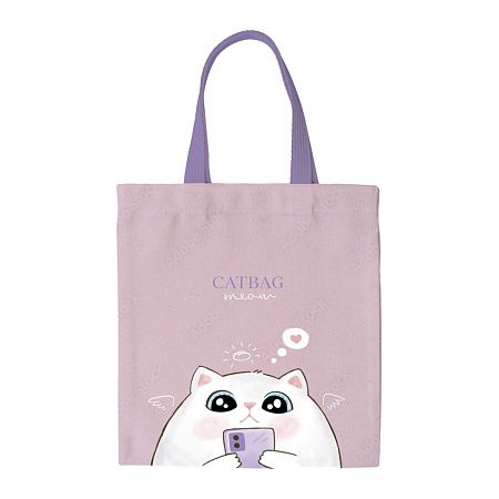 Сумка-шоппер MESHU "Catbag", 33*40см, канвас