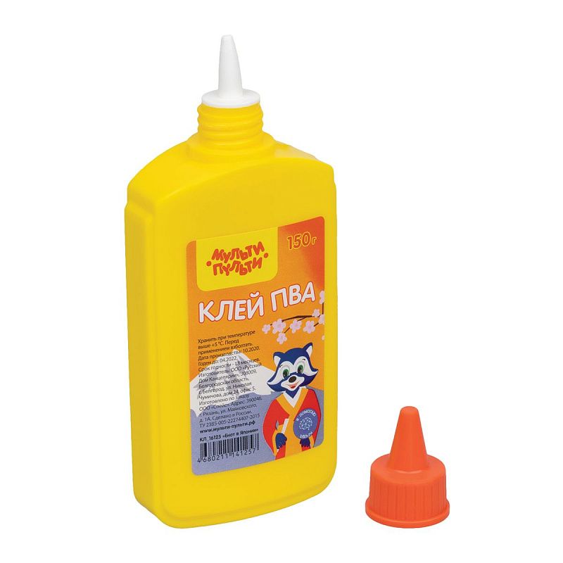 Клей ПВА Мульти-Пульти "Енот в Японии", 150г