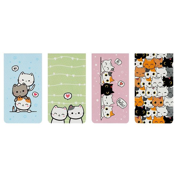 Закладка - магнит для книг, 35*130мм, ArtSpace "Kittens"