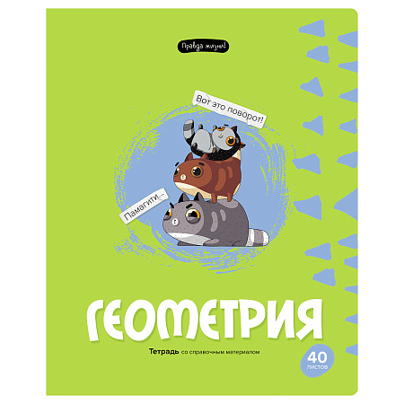 Тетрадь предметная 40л. BG "Правда жизни" - Геометрия