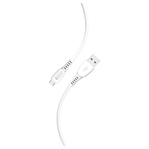 Кабель Smartbuy S40, USB - Type-C, 3A output, 1м, белый