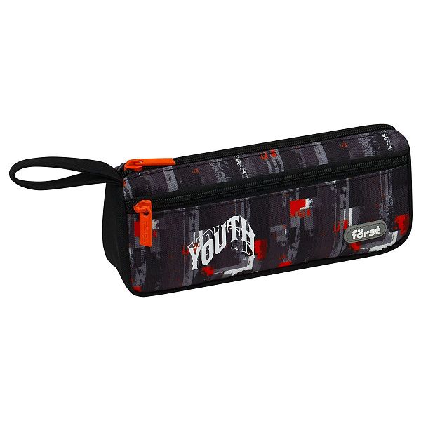 Пенал мягкий 1 отделение, 1 карман, 220*100*60 Först "Youth", текстиль