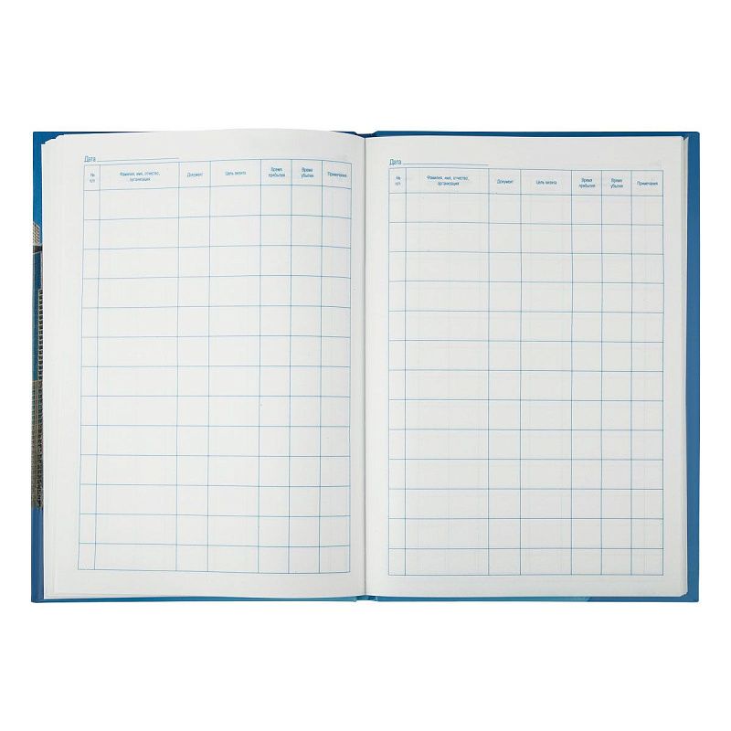 Журнал регистрации посетителей OfficeSpace, А4, 96л., твердый переплет 7БЦ, блок офсет