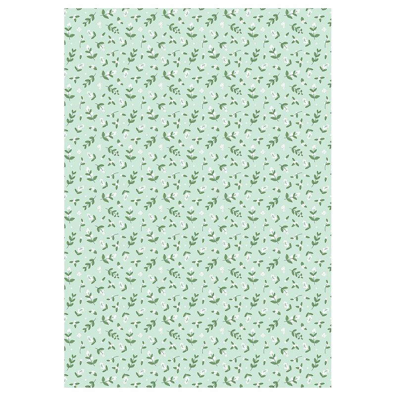 Упаковочная бумага глянц. 70*100см, MESHU "Meadow", 80 г/м2, ассорти, 5 дизайнов