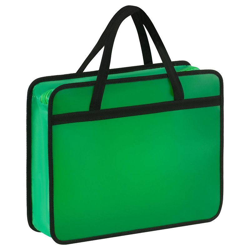 Папка с ручками А4 ArtSpace "Goal", пластик, на молнии, 75мм 