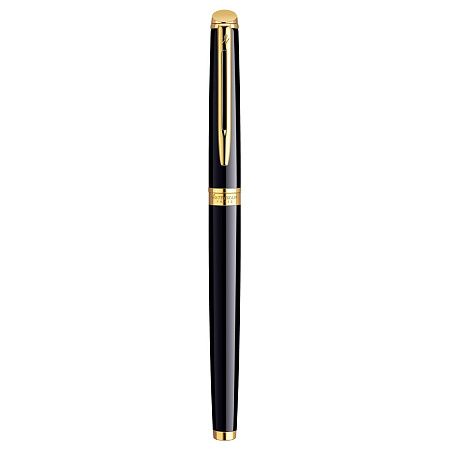 Ручка-роллер Waterman"Hemisphere Mars Black GT" черная, 0,8мм, подарочная упаковка 
