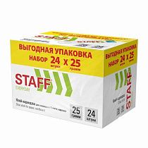 Клей-карандаш 25 г, ВЫГОДНАЯ УПАКОВКА, КОМПЛЕКТ 24 ШТУКИ, STAFF EVERYDAY, 273018