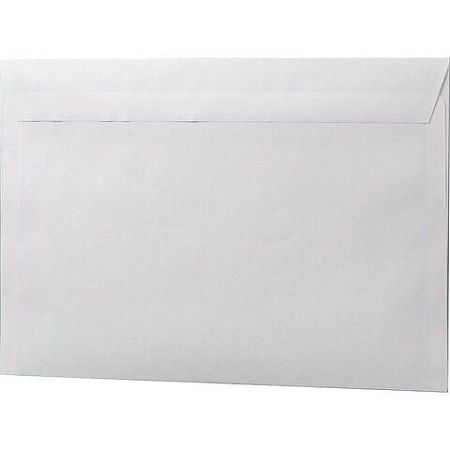 Конверты С4 (229х324 мм), клей, 90 г/м2, КОМПЛЕКТ 250 шт., внутренняя запечатка, 71205, С4НКР-250