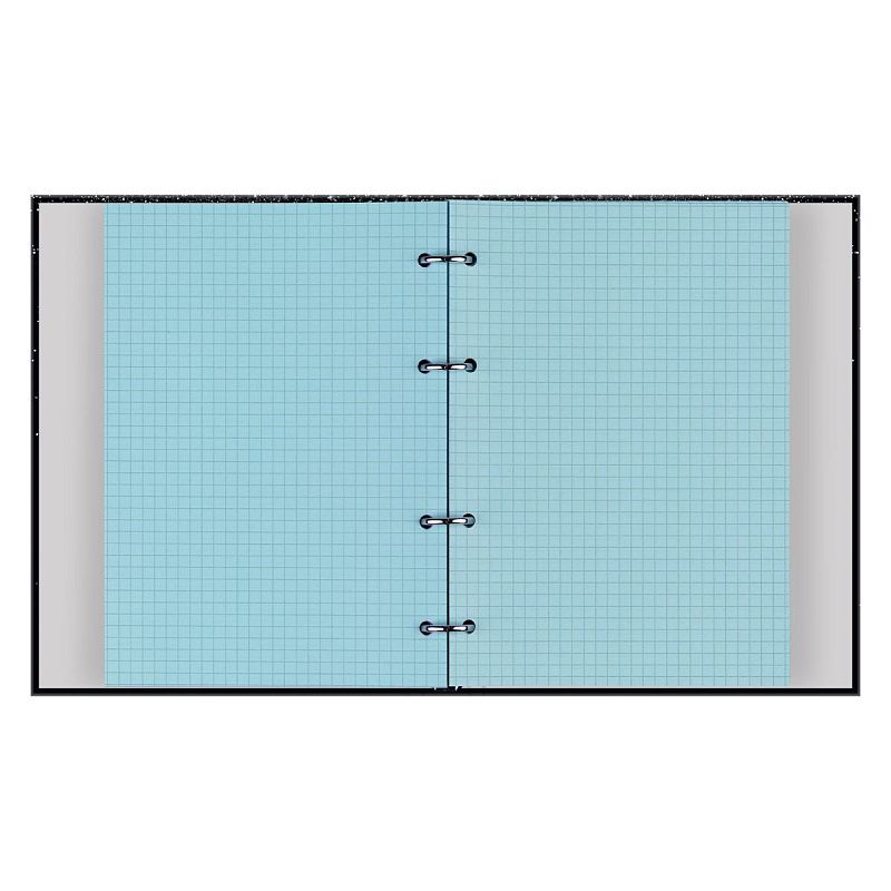 Тетрадь на кольцах А5, 200л., BG "Dark miracle", 4 цвет. блок, глянцевая ламинация