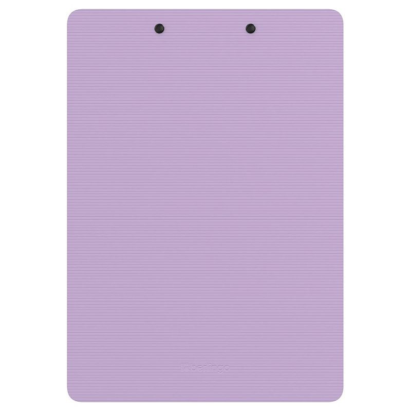 Планшет с зажимом Berlingo "Instinct" А4, пластик (полифом), лаванда/черный 