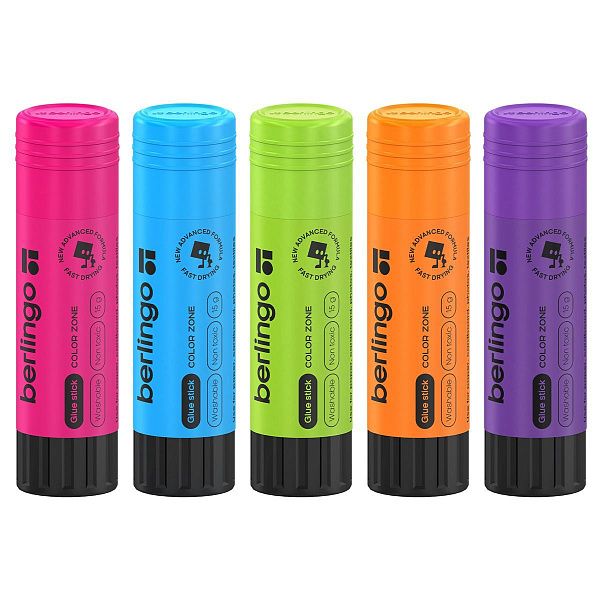 Клей-карандаш Berlingo "Color Zone", 15г, ПВП