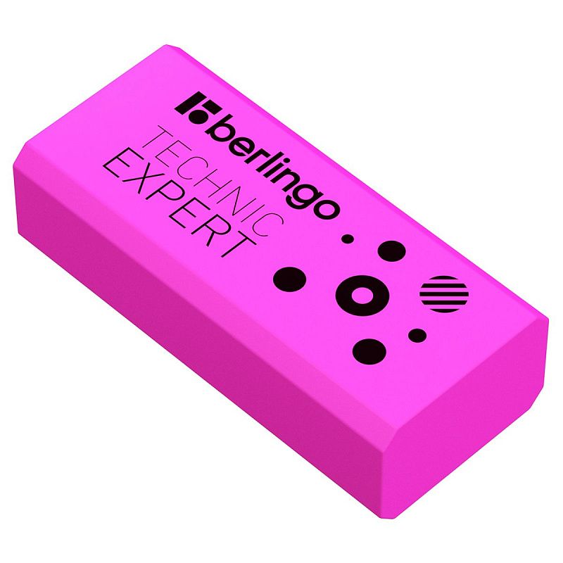 Ластик Berlingo "Technic Expert", 4шт., прямоугольные, 40*18*11мм, пакет с европодвесом 