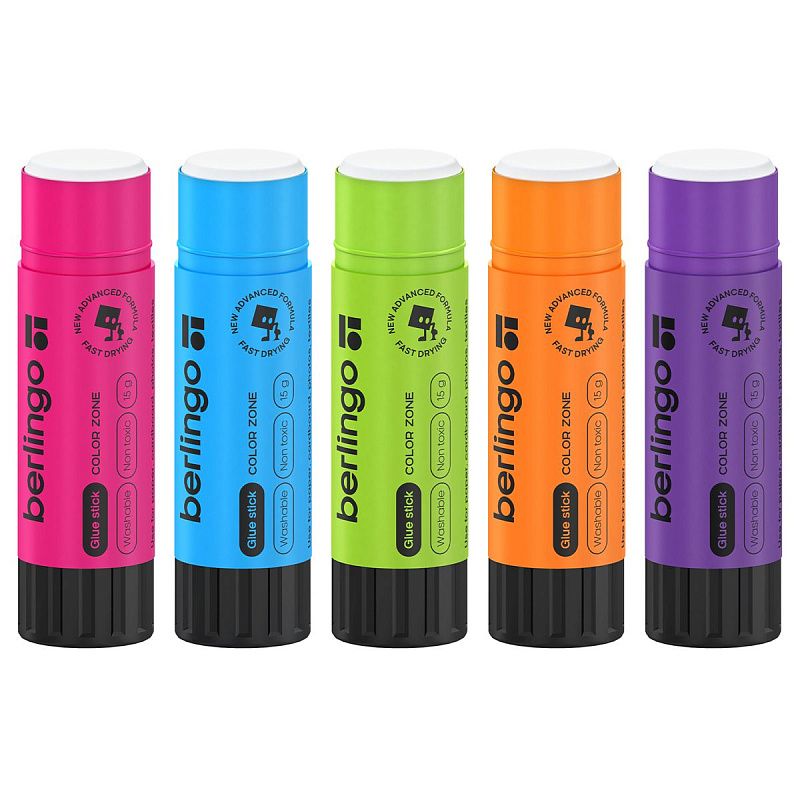 Клей-карандаш Berlingo "Color Zone", 15г, ПВП