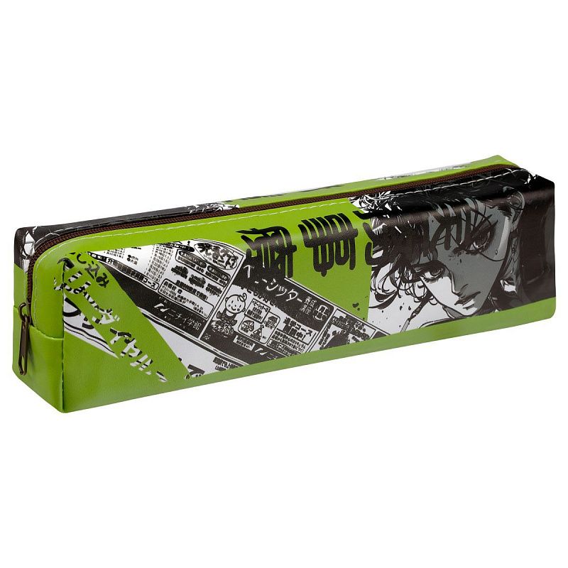 Пенал мягкий 200*55*40 MESHU "Strike", искусственная кожа