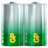 Батарейки GP Super, С (LR14, 14А), алкалиновые, КОМПЛЕКТ 2 шт., в пленке, 14A-OS2
