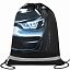 Мешок для обуви BRAUBERG KIDS, светоотражающая полоса, 46х36 см, Dark car, 273439