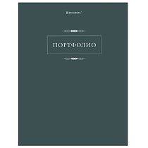 Папка-портфолио универсальная, 4 кольца, 20 файлов, 7БЦ матовая, BRAUBERG "Classic", 117554