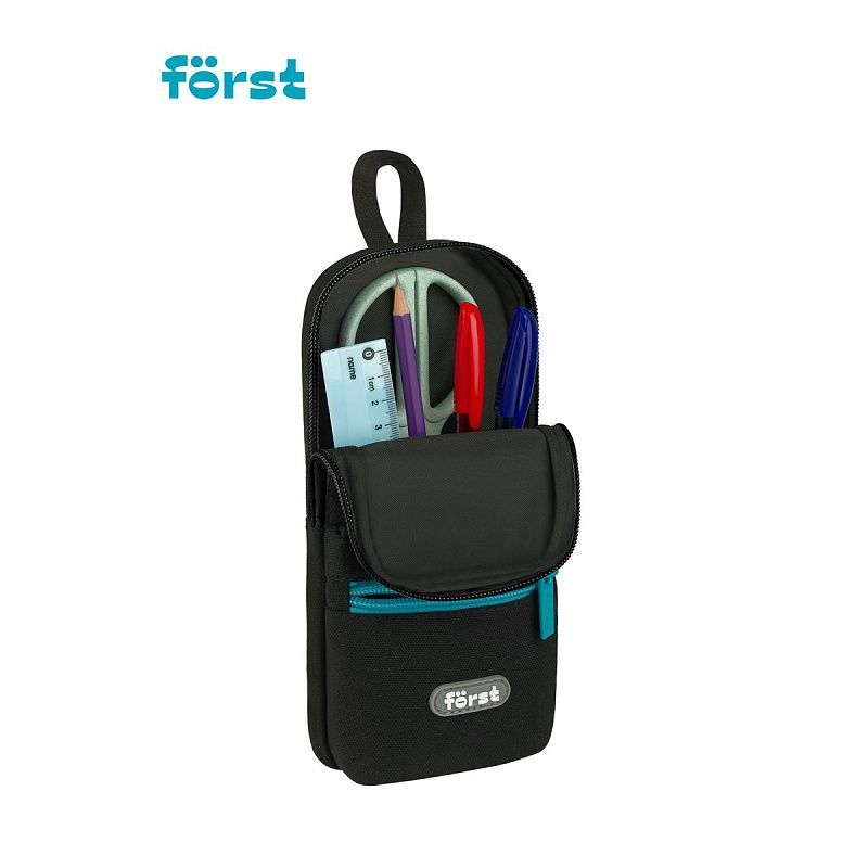 Пенал мягкий 1 отделение, 1 карман, 210*90*40 Först "Ninja", текстиль 