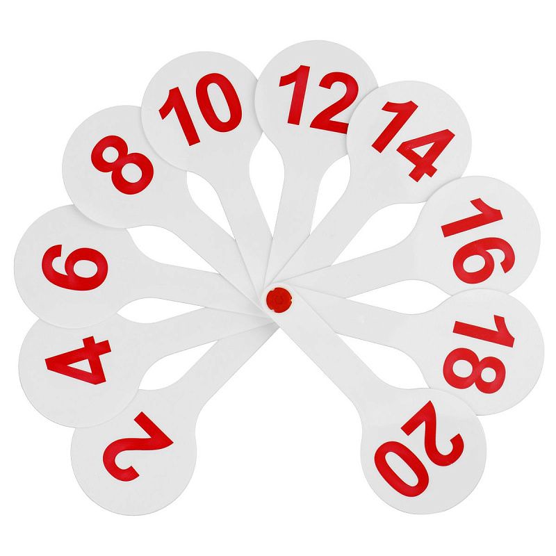 Веер-касса цифр от 1 до 20, СТАММ 