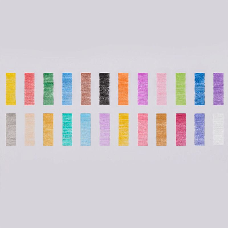 Карандаши цветные Гамма "Классические", 24цв., заточен., картон. упак., европодвес