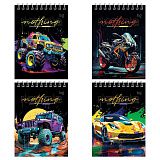 Блокнот А6 60л. на гребне BG "Bright cars"