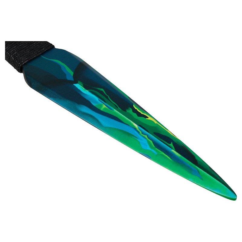 Нож деревянный ТРИ СОВЫ Кунай, серия легендарный, "Яд", пакет с европодвесом 