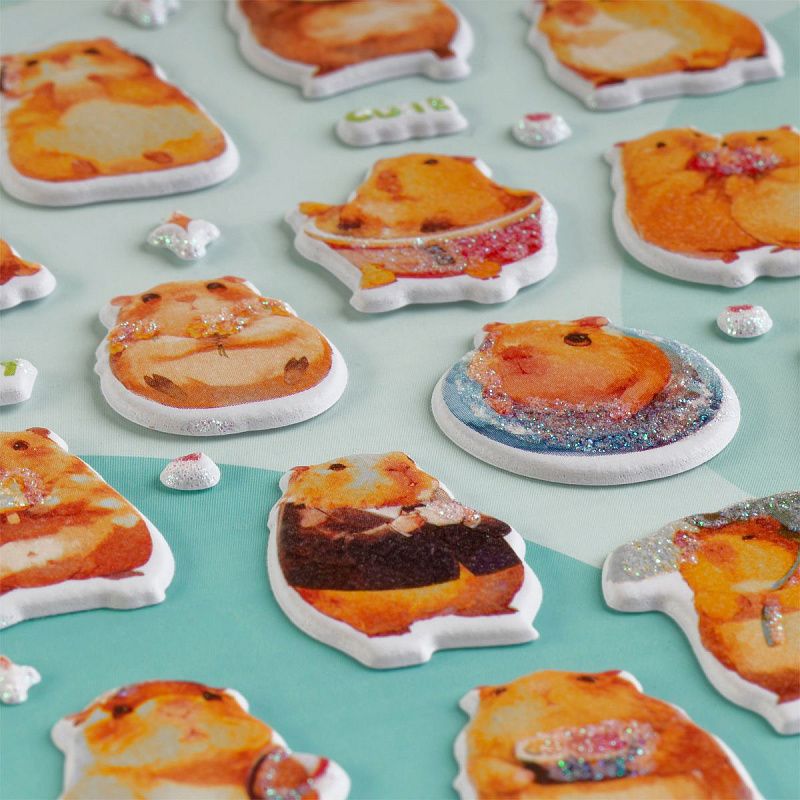 Наклейки объемные MESHU "Be Capy", 10*23см, инд. уп., европодвес