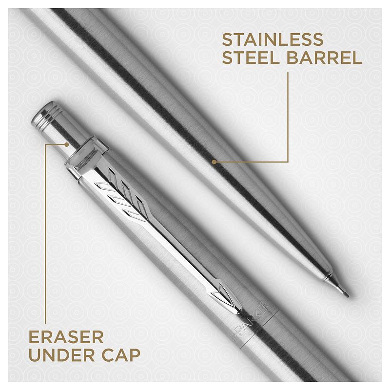 Карандаш механический Parker "Jotter Stainless Steel CT" 0,5мм, подарочная упаковка 