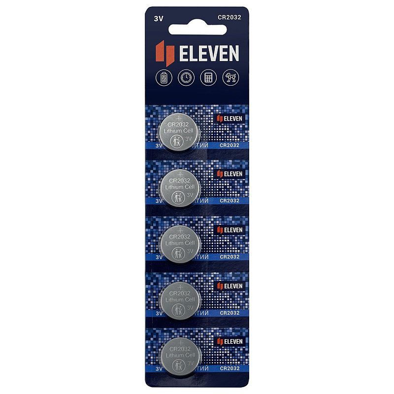 Батарейка Eleven CR2032 литиевая, BC5