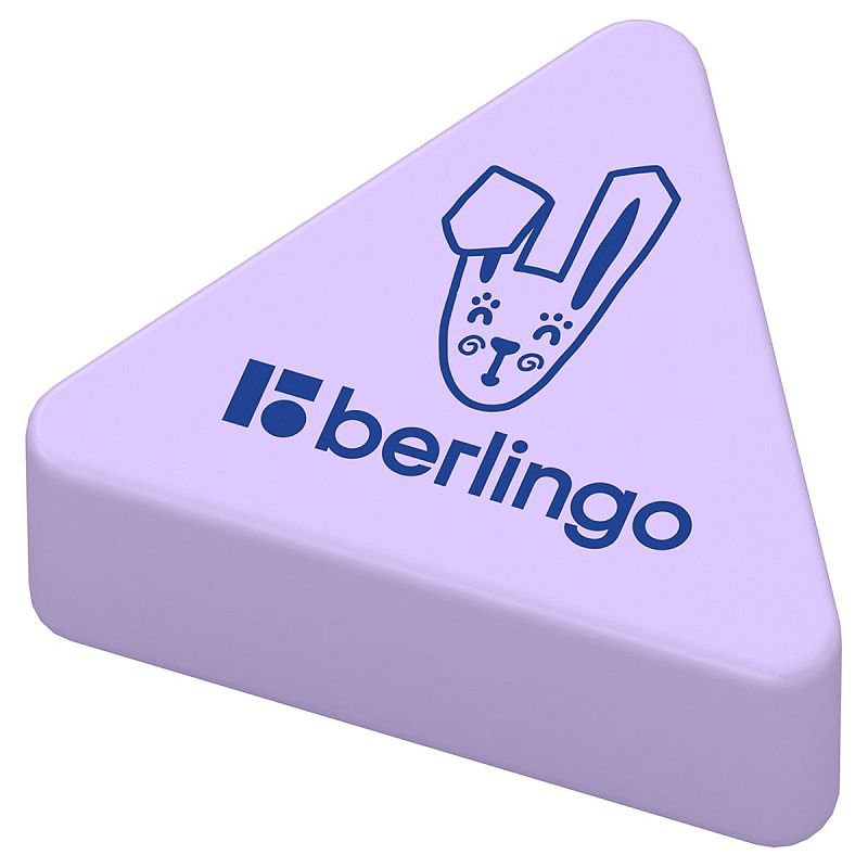 Ластик Berlingo "Zoo", треугольный, термопластичная резина, 28*24*10мм 