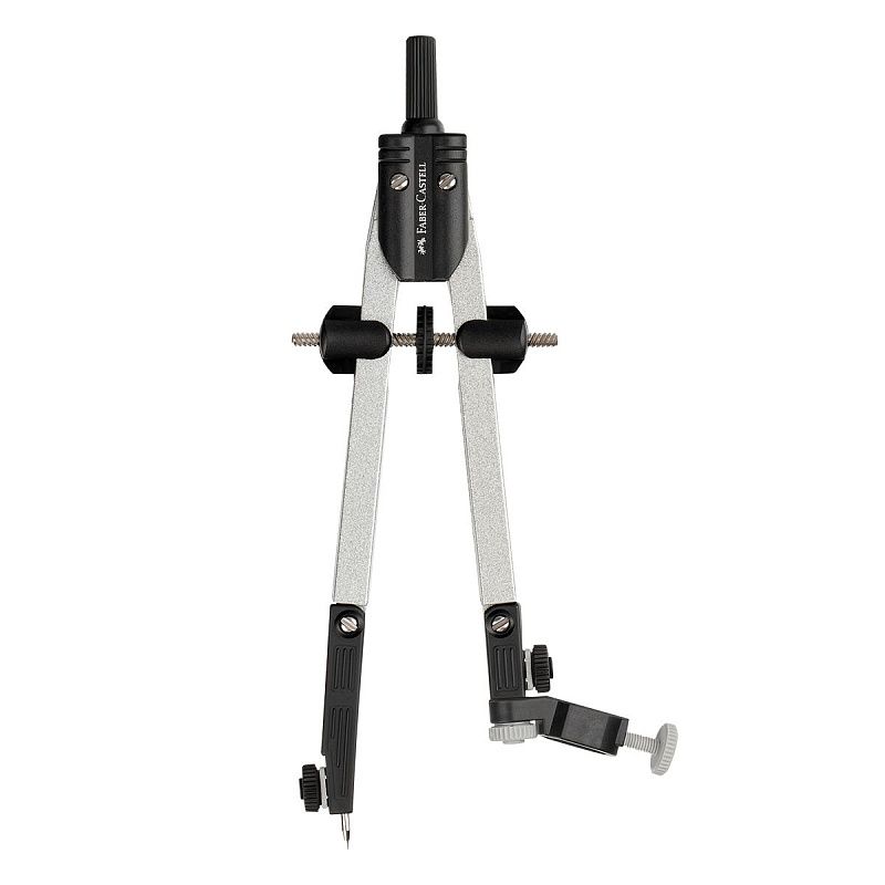 Готовальня Faber-Castell, 3 предмета, пластиковый футляр 