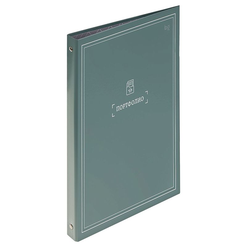 Папка-портфолио 7БЦ А4 BG "Мое портфолио", на 4 кольцах, универсальное, без файлов 